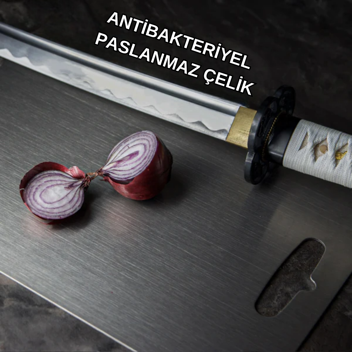 BarkCook Paslanmaz Çelik Kesme Tahtası